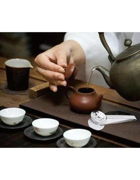 Exprimidor de Bolsas de Té UQUABESO Acero Inoxidable 2 Piezas