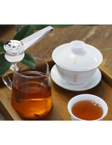 Exprimidor de Bolsas de Té UQUABESO Acero Inoxidable 2 Piezas