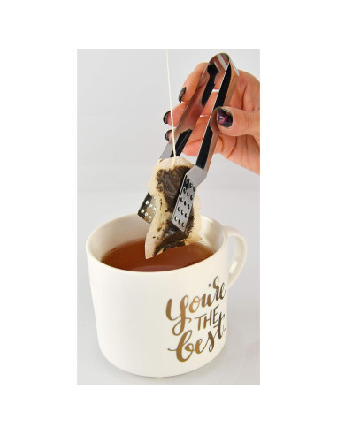 Set de 2 Exprimidores de Bolsitas de Té Home-X Acero Inoxidable