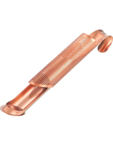 Infusor de Té de Acero Inoxidable uxcell Oro Rosa 146mm