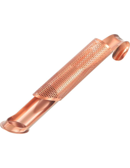 Infusor de Té de Acero Inoxidable uxcell Oro Rosa 146mm
