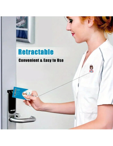 Carrete de Insignia de Enfermera Corazón Genérico 4.5 cm