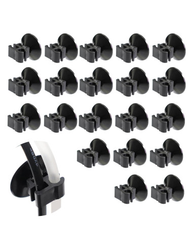 20 Piezas Clip de Ventosa para Acuario MP2 MINGPIN 2.8cm