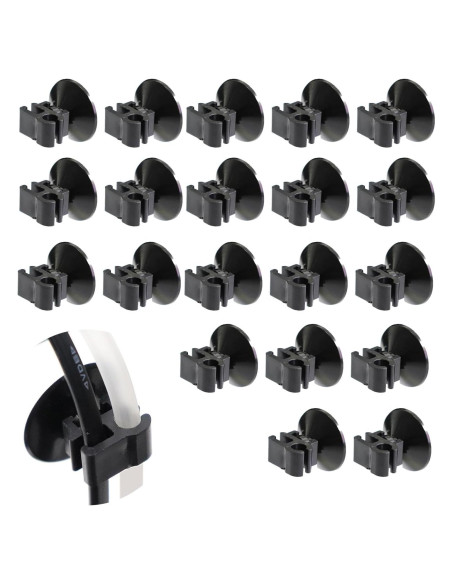 20 Piezas Clip de Ventosa para Acuario MP2 MINGPIN 2.8cm