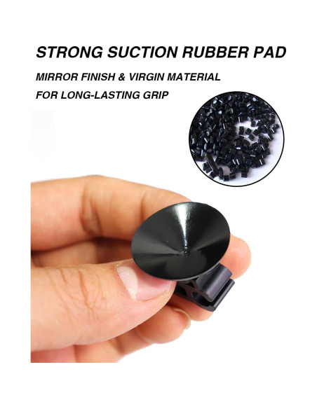 20 Piezas Clip de Ventosa para Acuario MP2 MINGPIN 2.8cm