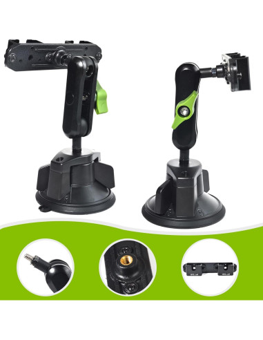 Soporte de Ventosa HYS para Micrófono de Radio 9 cm