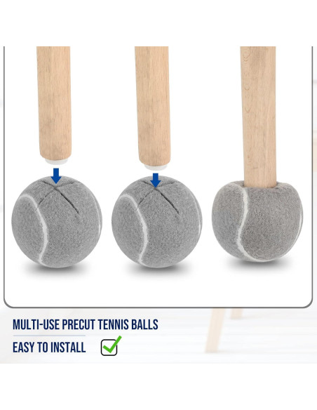 Cubiertas de Pelotas de Tenis Macarrie 16 Piezas 6.4 cm Gris