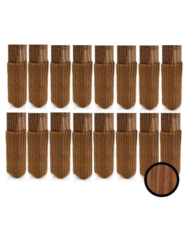 Calcetines para Muebles Furniture Sox Marrón Caramelo 16 Pk