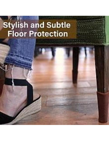 Calcetines para Muebles Furniture Sox Marrón Caramelo 16 Pk