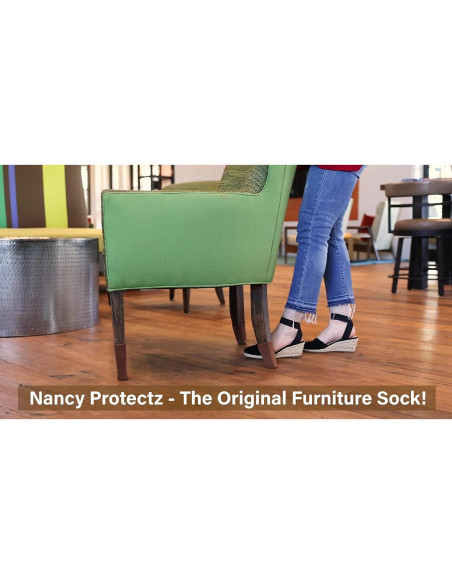 Calcetines para Muebles Furniture Sox Marrón Caramelo 16 Pk