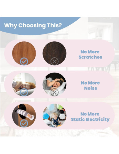 32 Piezas Calcetines para Patas de Muebles ShikaShito - Antirayaduras