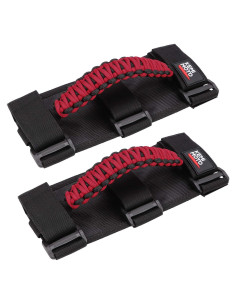 Agarraderas KEMIMOTO de Nylon para UTV 2 Unidades Rojo