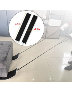 Set de 2 Deslizadores de Muebles Niteguy 76 cm para Alfombra 2