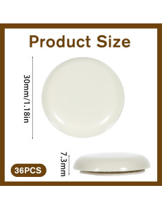 Deslizadores de Muebles SynHHergyx 36 Pcs 30mm para Pisos de Madera 2
