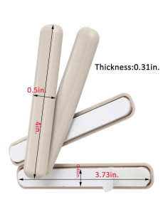 32 Deslizadores Autoadhesivos para Muebles Liyic 1.27x10.16cm 2