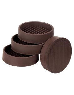 Almohadillas Antideslizantes Golesh 7.6x7.6 cm para Muebles - 4 Pzas