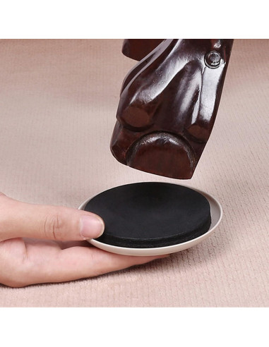 Deslizadores de Muebles Redondos Tighall 8PCS 12.7cm Beige