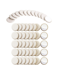 52 Deslizadores Autoadhesivos para Muebles Liyic 2.87cm Beige