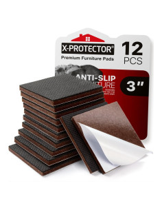 Almohadillas Antideslizantes X-PROTECTOR 12 Piezas 7.62 cm