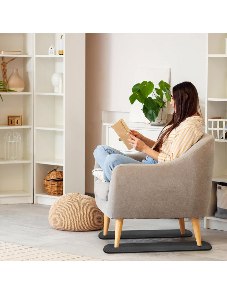 4 Almohadillas Antideslizantes de Goma SDSNTE 76.2cm para Muebles