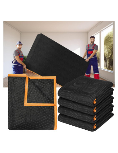 Manteles de Mudanza Aliceset 4 Pcs 203x366 cm Negros
