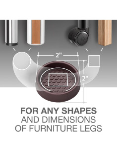 Tazas de Muebles X-PROTECTOR 8 PCS 5 cm Antideslizantes 2