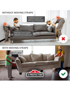 Correas de Movimiento X-Protector - 2 Pares Ajustables 127-299 cm 2