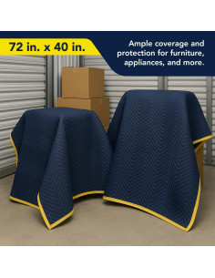 Manteles de Mudanza PackRite 72x102 cm Paquete de 8 Acolchados 2