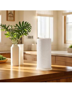 Soporte para Toallas de Papel WORHE Mármol Blanco 13.97 cm 2