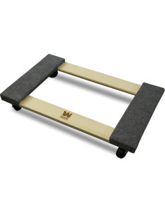 Carro de Mudanza WEN de Madera - Paquete de 2, 600 kg, 45.72x76.2 cm 2