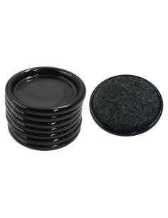 8 Pcs Deslizadores de Muebles de Fieltro Redondos 6.35 cm