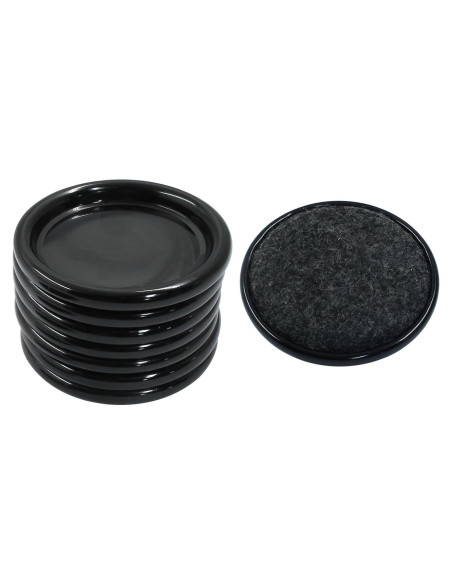 8 Pcs Deslizadores de Muebles de Fieltro Redondos 6.35 cm