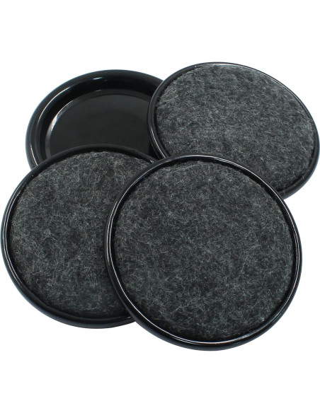 8 Pcs Deslizadores de Muebles de Fieltro Redondos 6.35 cm
