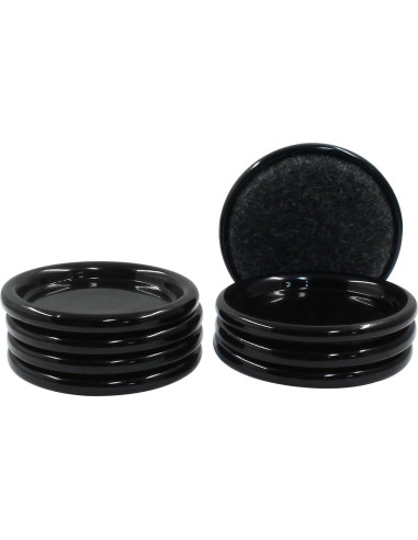 8 Pcs Deslizadores de Muebles de Fieltro Redondos 6.35 cm