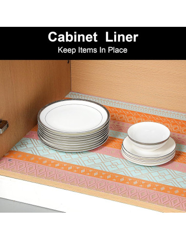 Forros de Estantería Cooyes 30x300 cm Antideslizantes y Lavables