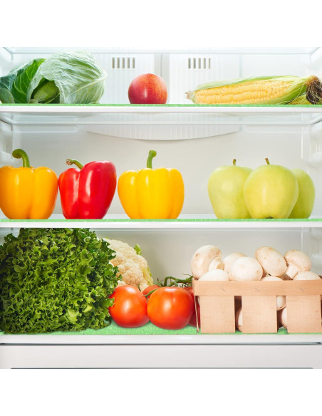 Forros para Refrigerador Poen 8 Pcs Esponja Verde 31x38 cm Forros para Refrigerador Poen 8 Pcs Esponja Verde 31x38 cm