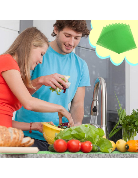 Forros para Refrigerador Poen 8 Pcs Esponja Verde 31x38 cm Forros para Refrigerador Poen 8 Pcs Esponja Verde 31x38 cm