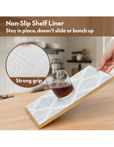 Forros Antideslizantes Insigoo para Gabinetes 30x600 cm Gris