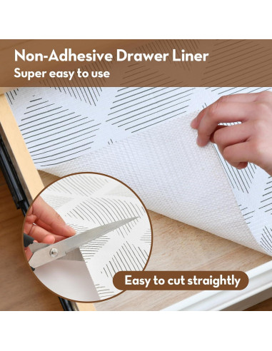 Forros Antideslizantes Insigoo para Gabinetes 30x600 cm Gris