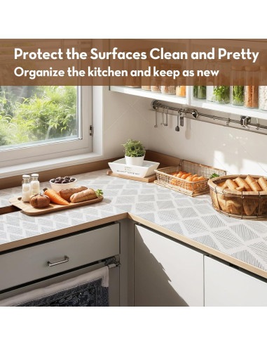 Forros Antideslizantes Insigoo para Gabinetes 30x600 cm Gris