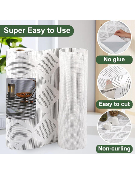 Forros Antideslizantes Insigoo para Gabinetes 30x600 cm Gris