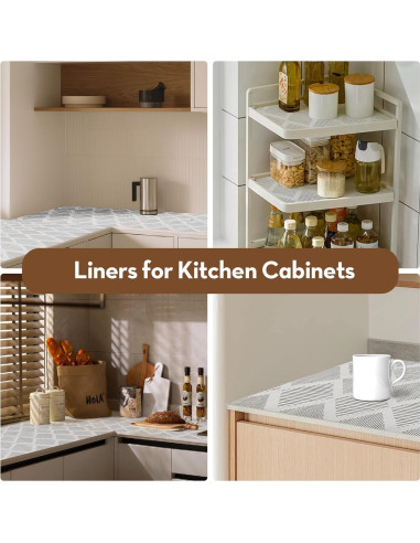 Forros Antideslizantes Insigoo para Gabinetes 30x600 cm Gris