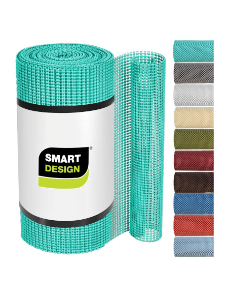 Forro de Estante Antideslizante Menta 45.72x152.4 cm Diseño Inteligente