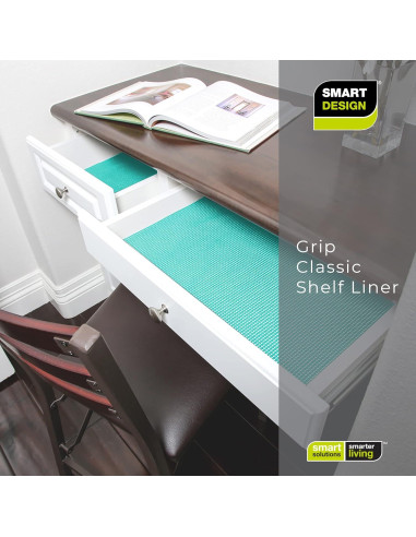 Forro de Estante Antideslizante Menta 45.72x152.4 cm Diseño Inteligente