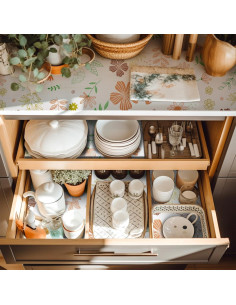 Forro de Estante Antideslizante DwellAid 45.7x243.8 cm Multicolor 2