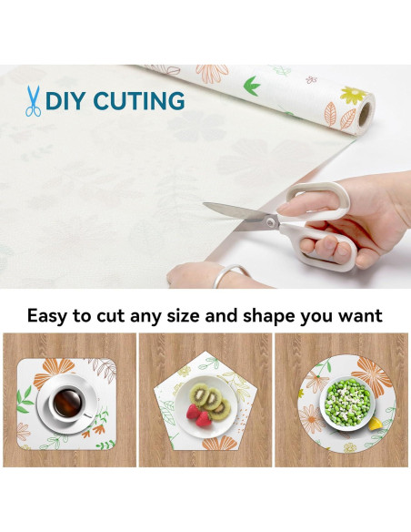 Forro de Estante Antideslizante DwellAid 45.7x243.8 cm Multicolor