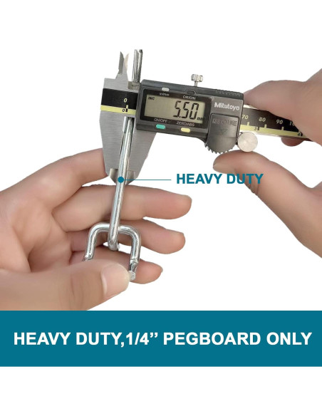 Kit de Accesorios para Tablero de Clavos Daanxw 1/4" Extra Grueso