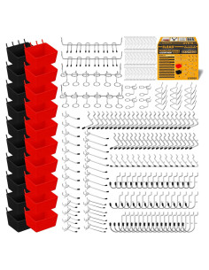 Kit de Ganchos para Tablero de Clavos 297 Piezas ELEAD