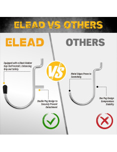 Kit de Ganchos para Tablero de Clavos 297 Piezas ELEAD 2