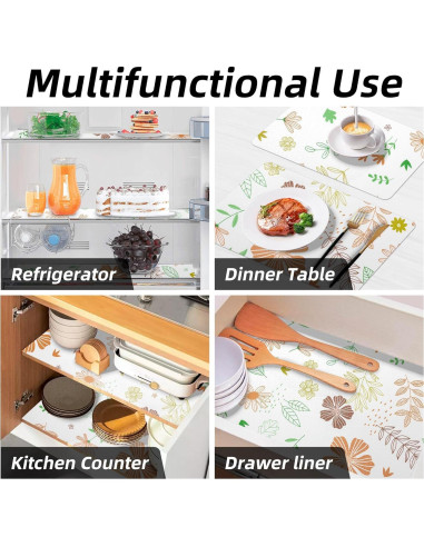 Forro de Estante Antideslizante DwellAid 45.7x243.8 cm Multicolor